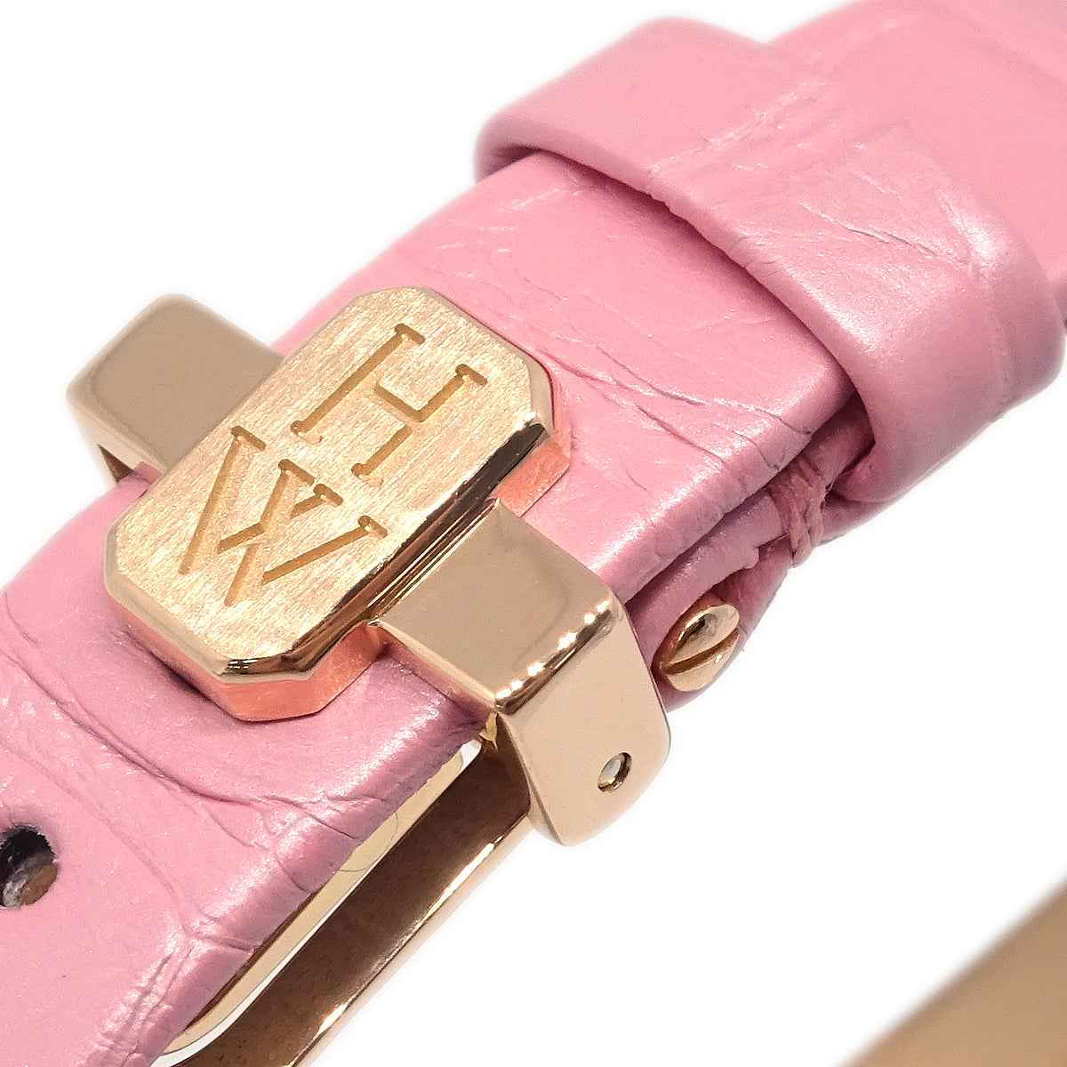 Harry Winston * 332LQR Avenue C Mini Quartz Watch 18KPG Diamond