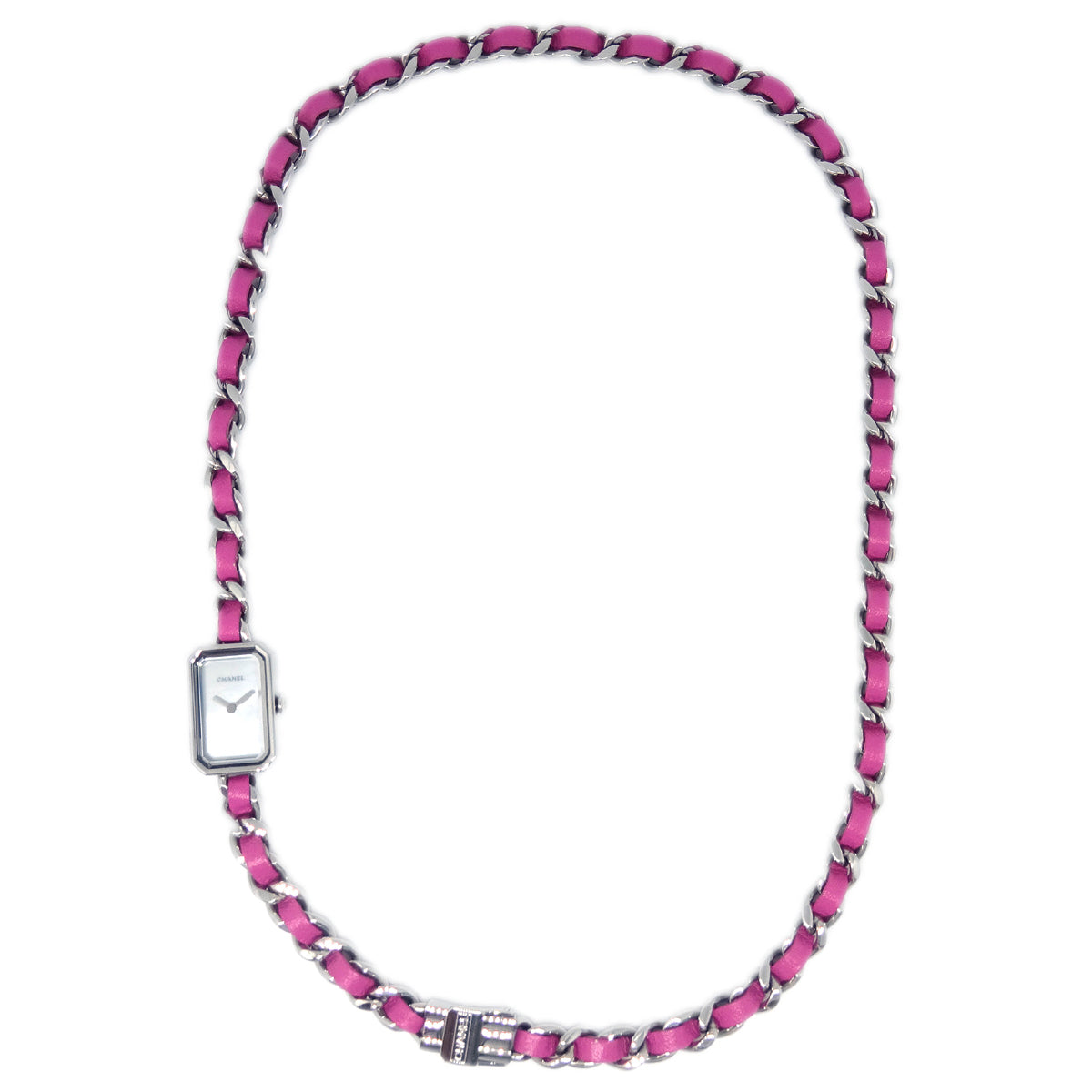 Chanel H4557 Premiere Rock Pop Quartz Watch Silver SS