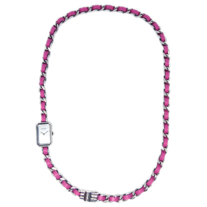 Chanel H4557 Premiere Rock Pop Quartz Watch Silver SS