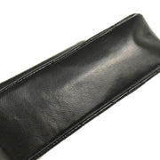 Chanel 1989-1991 Black Lambskin Shoulder Bag
