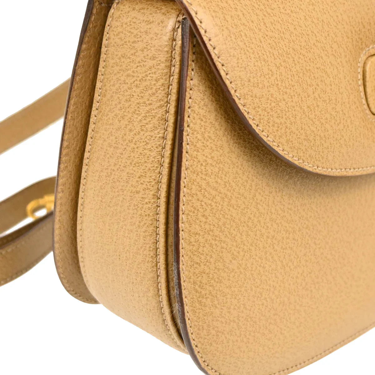 Gucci Beige Bamboo 2way Shoulder Handbag