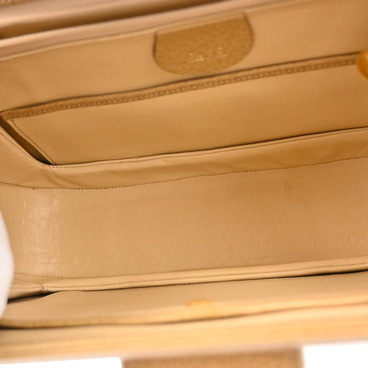 Gucci Beige Bamboo 2way Shoulder Handbag