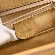 Gucci Beige Bamboo 2way Shoulder Handbag