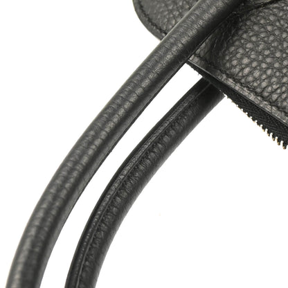Hermes 2016 Black Taurillon Clemence Bolide 31 2way Shoulder Handbag