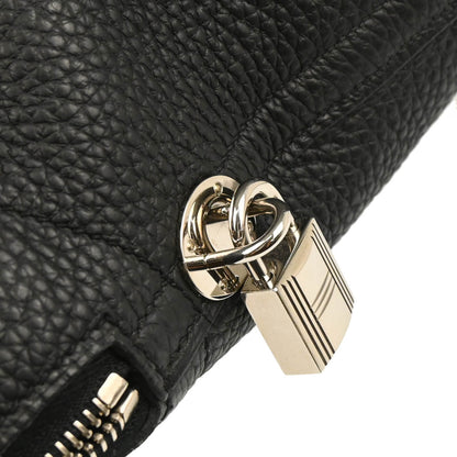 Hermes 2016 Black Taurillon Clemence Bolide 31 2way Shoulder Handbag