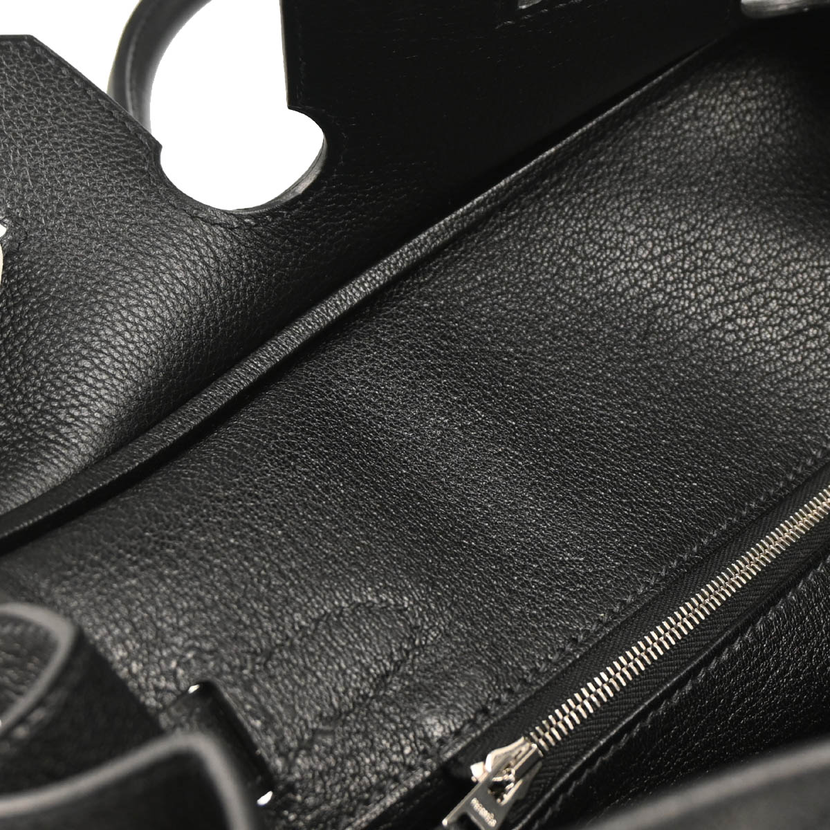 Hermes 2018 Black Evercalf Birkin 30 Handbag