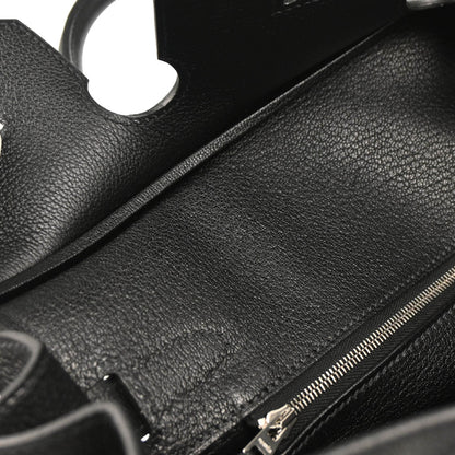 Hermes 2018 Black Evercalf Birkin 30 Handbag