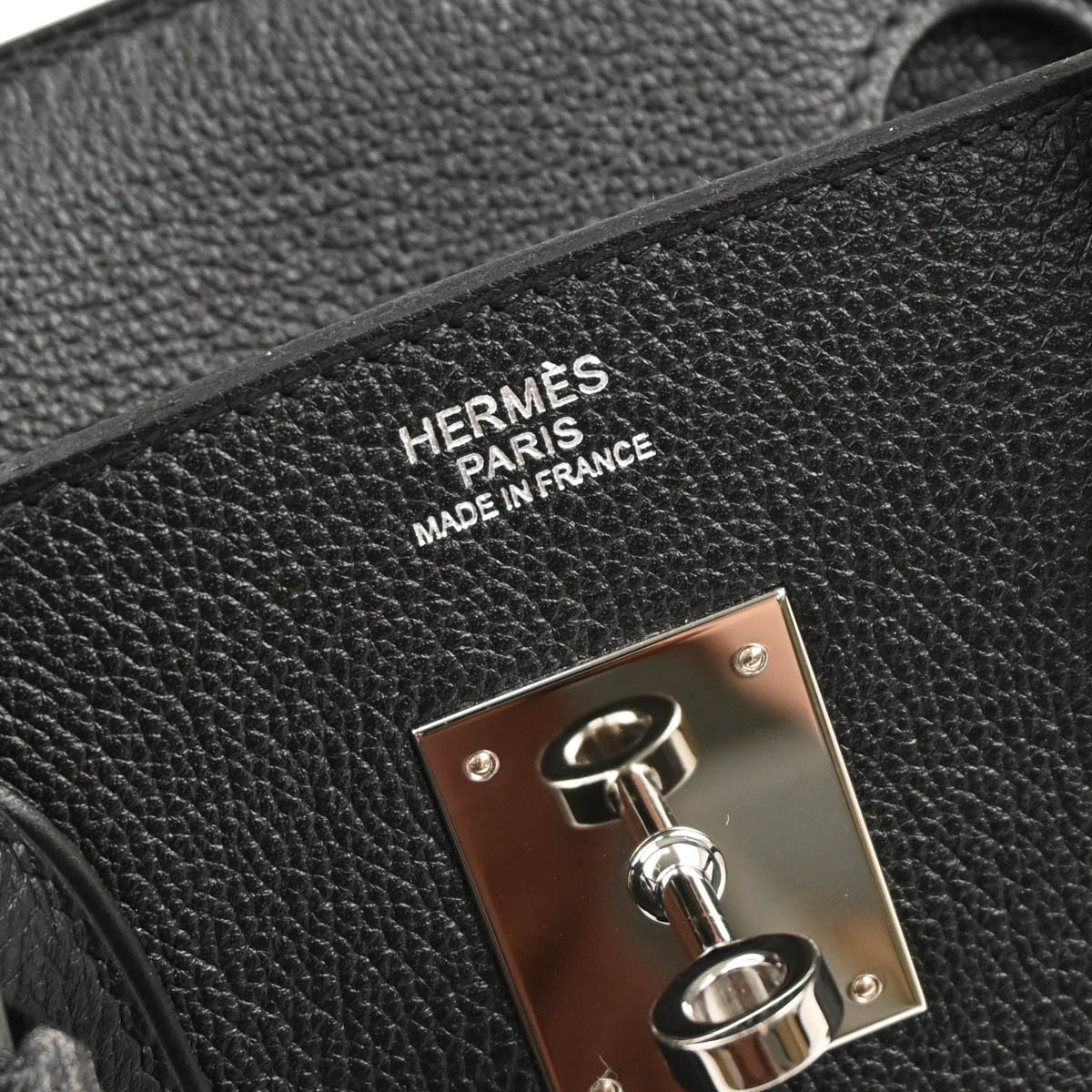 Hermes 2018 Black Evercalf Birkin 30 Handbag