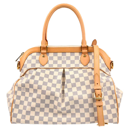 Louis Vuitton 2009 Damier Azur Trevi GM 2way Shoulder Handbag N50228