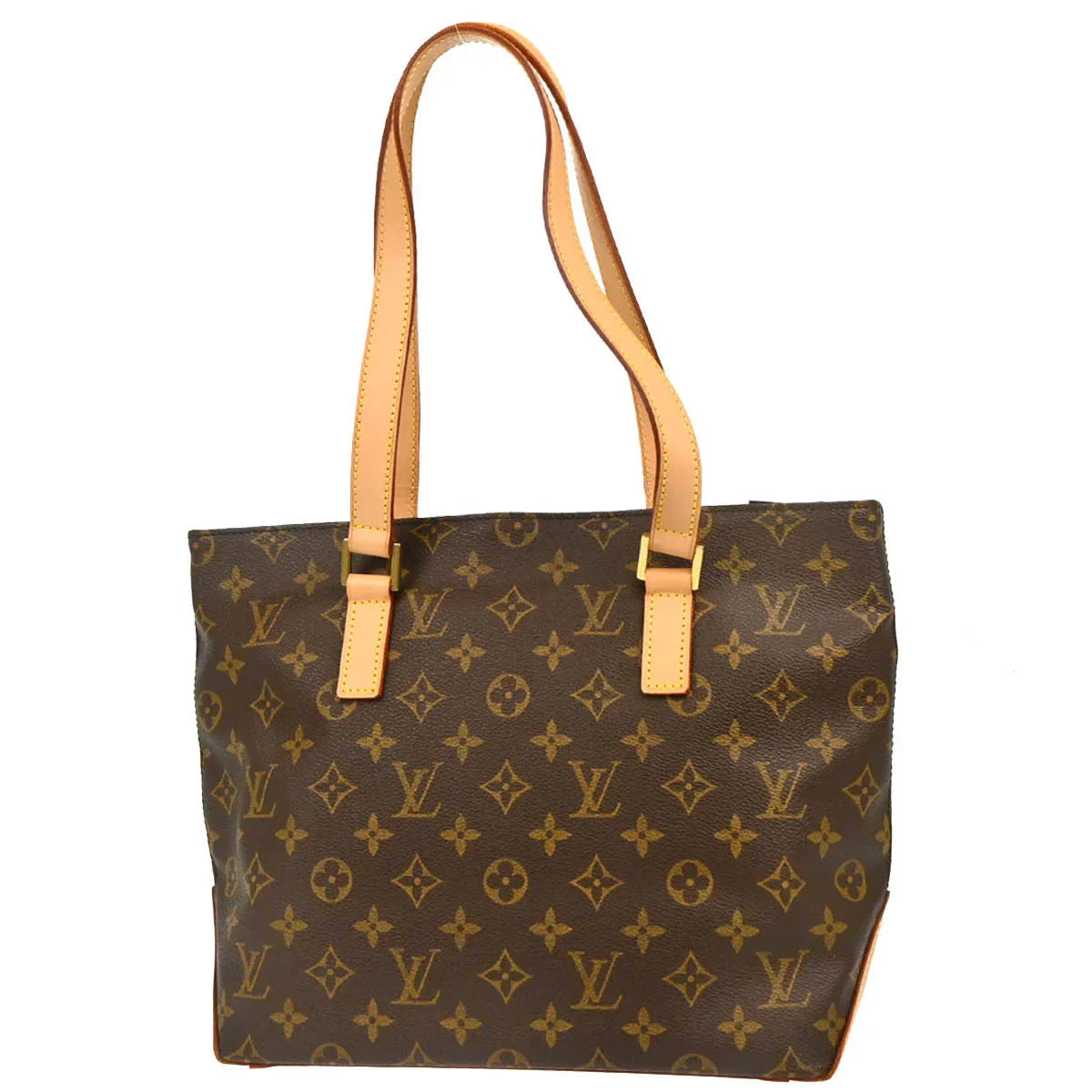 Louis Vuitton 2002 Monogram Cabas Piano Shoulder Tote Bag M51148