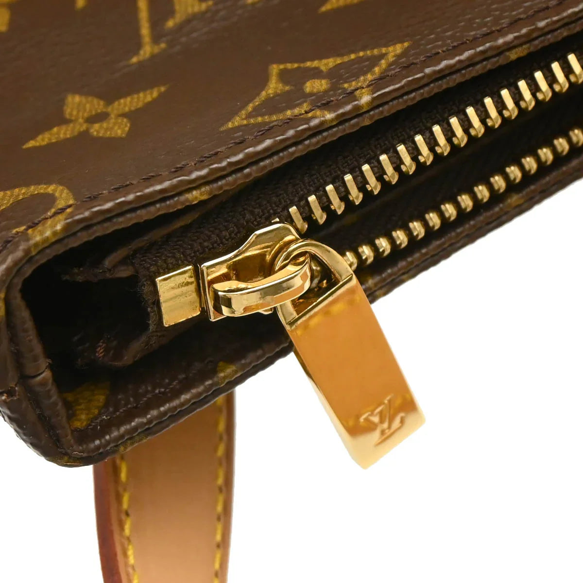 Louis Vuitton 2002 Monogram Cabas Piano Shoulder Tote Bag M51148