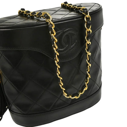 Chanel 1989-1991 Lambskin Vanity Shoulder Bag