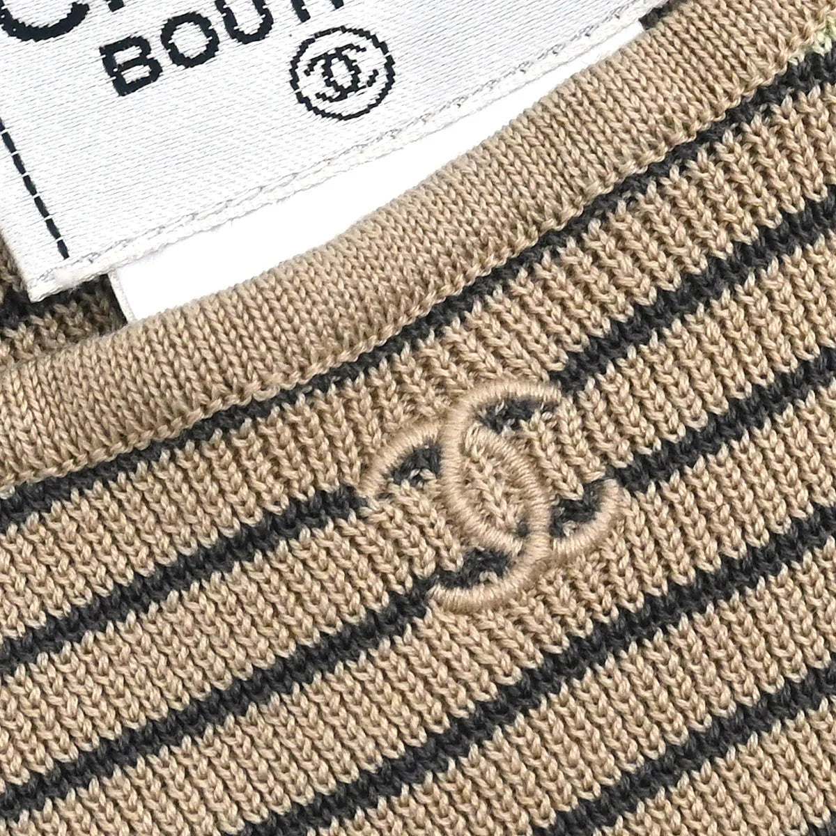 Chanel 1998 Sleeveless Tank Top Brown #40