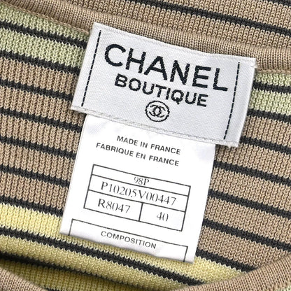 Chanel 1998 Sleeveless Tank Top Brown #40