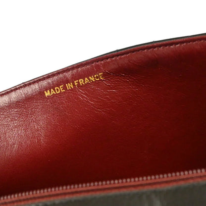 Chanel 1991-1994 Black Lambskin Mademoiselle Shoulder Bag