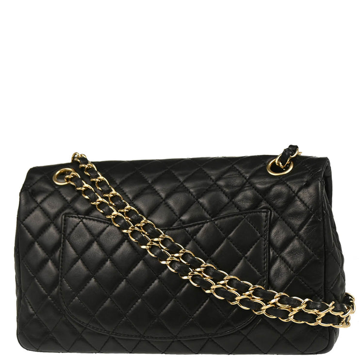 Chanel 2009-2010 Black Lambskin Valentine Shoulder Bag