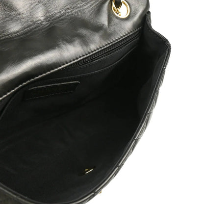 Chanel 2009-2010 Black Lambskin Valentine Shoulder Bag
