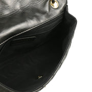 Chanel 2009-2010 Black Lambskin Valentine Shoulder Bag