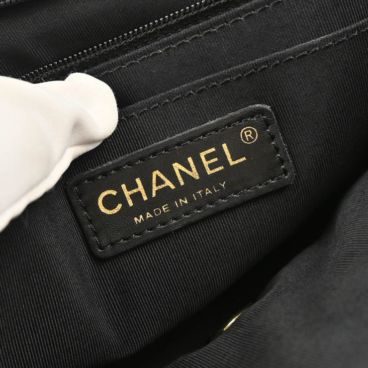 Chanel 2009-2010 Black Lambskin Valentine Shoulder Bag