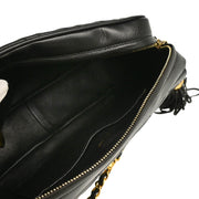 Chanel 1994-1996 Black Lambskin Camera Bag Small