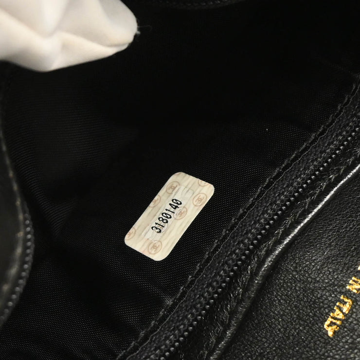 Chanel 1994-1996 Black Lambskin Camera Bag Small