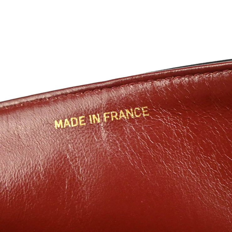 Chanel 1989-1991 Black Lambskin Medium Classic Double Flap Shoulder Bag