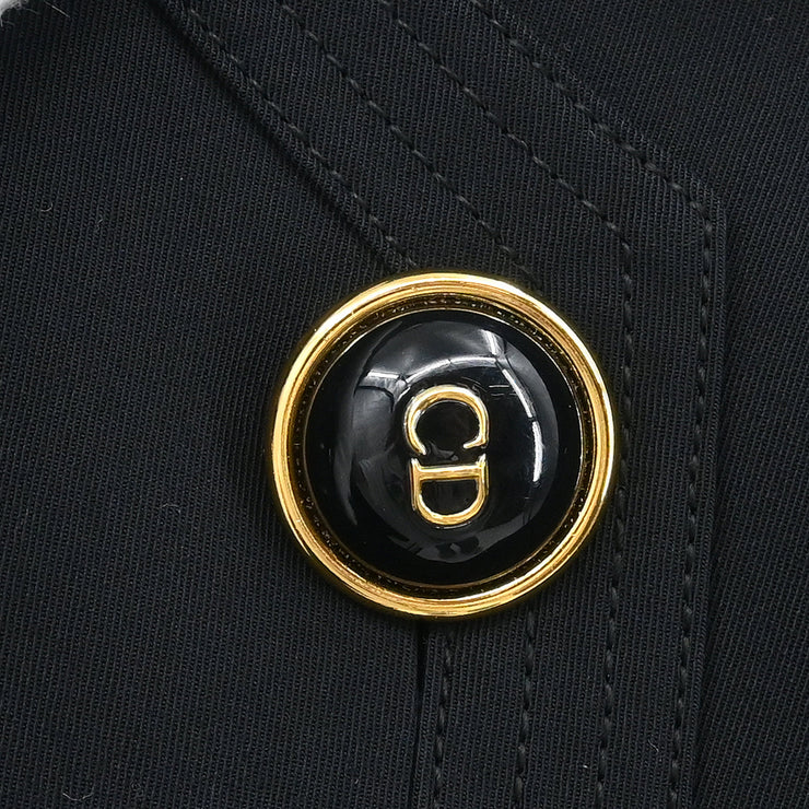 Christian Dior Setup Suit Jacket Skirt Black #9