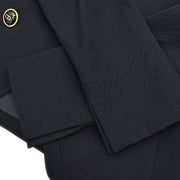 Christian Dior Setup Suit Jacket Skirt Black #9