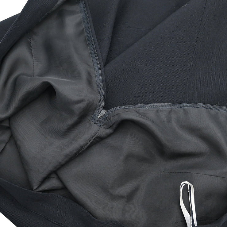 Christian Dior Setup Suit Jacket Skirt Black #9