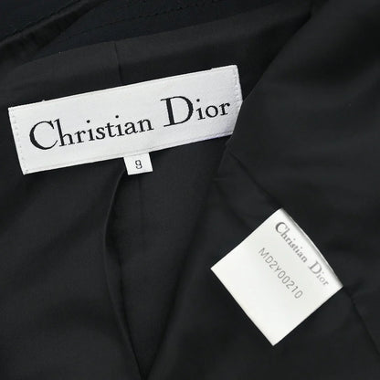 Christian Dior Setup Suit Jacket Skirt Black #9