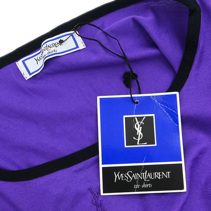 Yves Saint Laurent Short Sleeve Top Purple #M