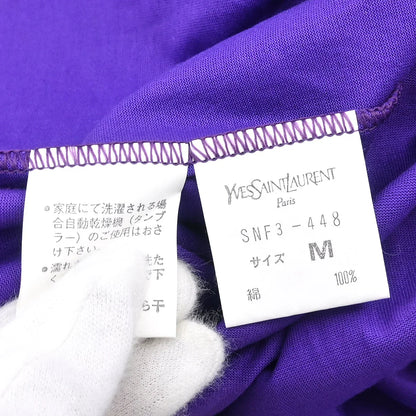Yves Saint Laurent Short Sleeve Top Purple #M