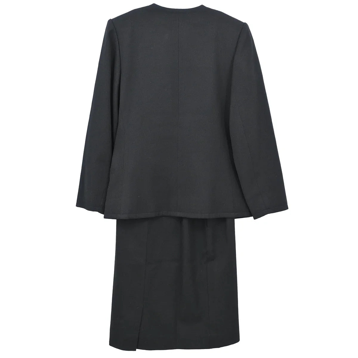 Yves Saint Laurent Setup Suit Jacket Skirt Black #38