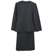 Yves Saint Laurent Setup Suit Jacket Skirt Black #38