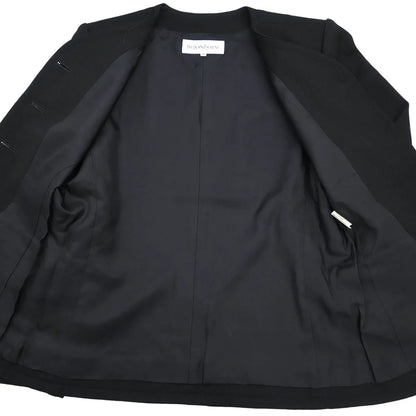 Yves Saint Laurent Setup Suit Jacket Skirt Black #38