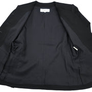 Yves Saint Laurent Setup Suit Jacket Skirt Black #38