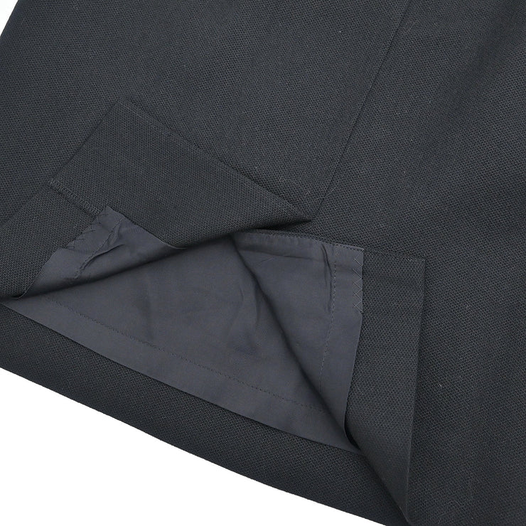 Yves Saint Laurent Setup Suit Jacket Skirt Black #38