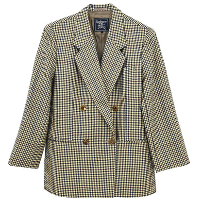 Burberrys Double Breasted Jacket Brown #9AR