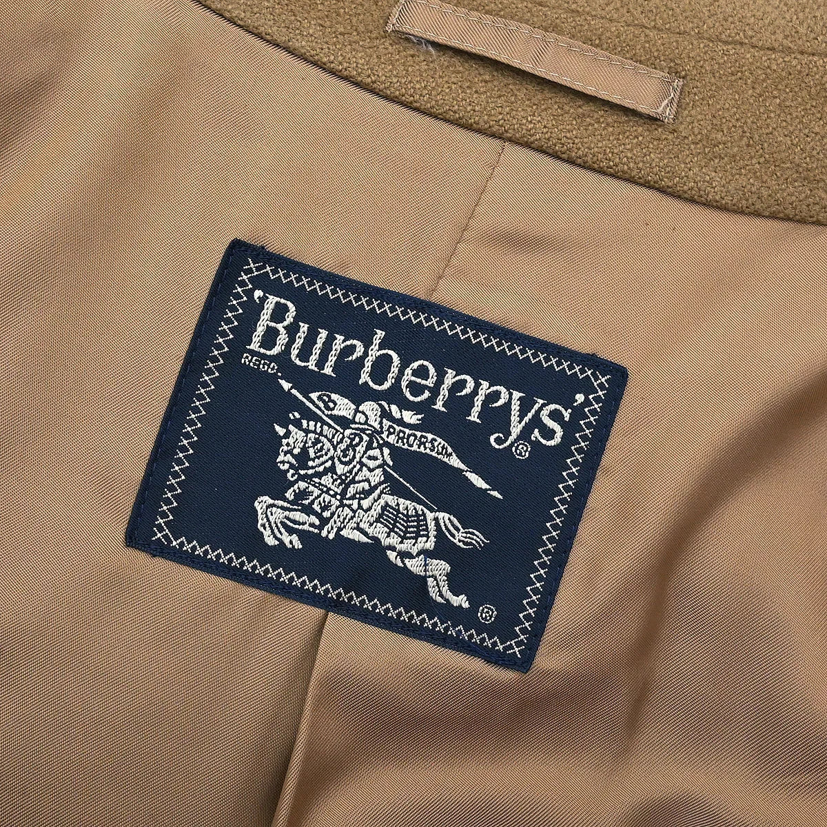 Burberrys Double Breasted Jacket Brown #L
