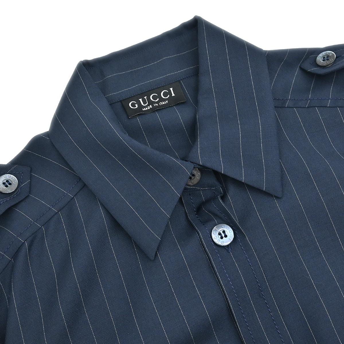 Gucci Setup Blouse Shirt Short Pants Navy #42 #38