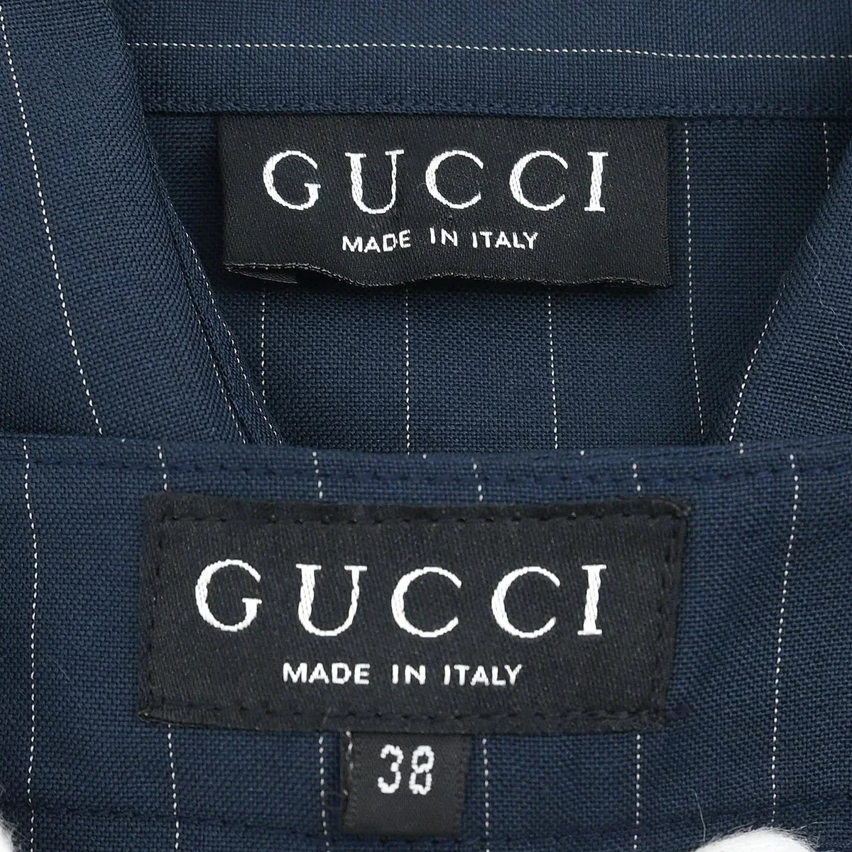Gucci Setup Blouse Shirt Short Pants Navy #42 #38
