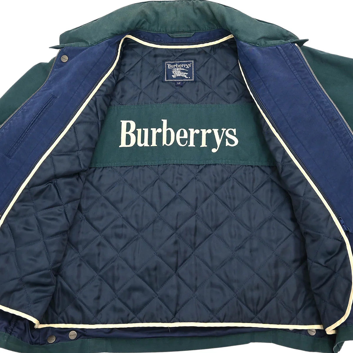 Burberrys Zip Up Jacket Green #LY