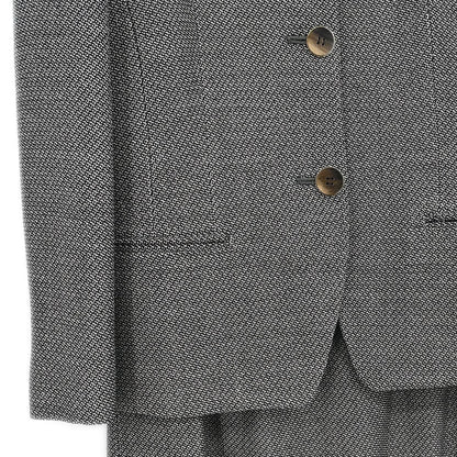 Burberrys Setup Suit Jacket Skirt Gray #9
