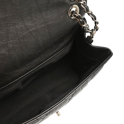 Chanel 2019 Black Calfskin Chain Around Shoulder Bag