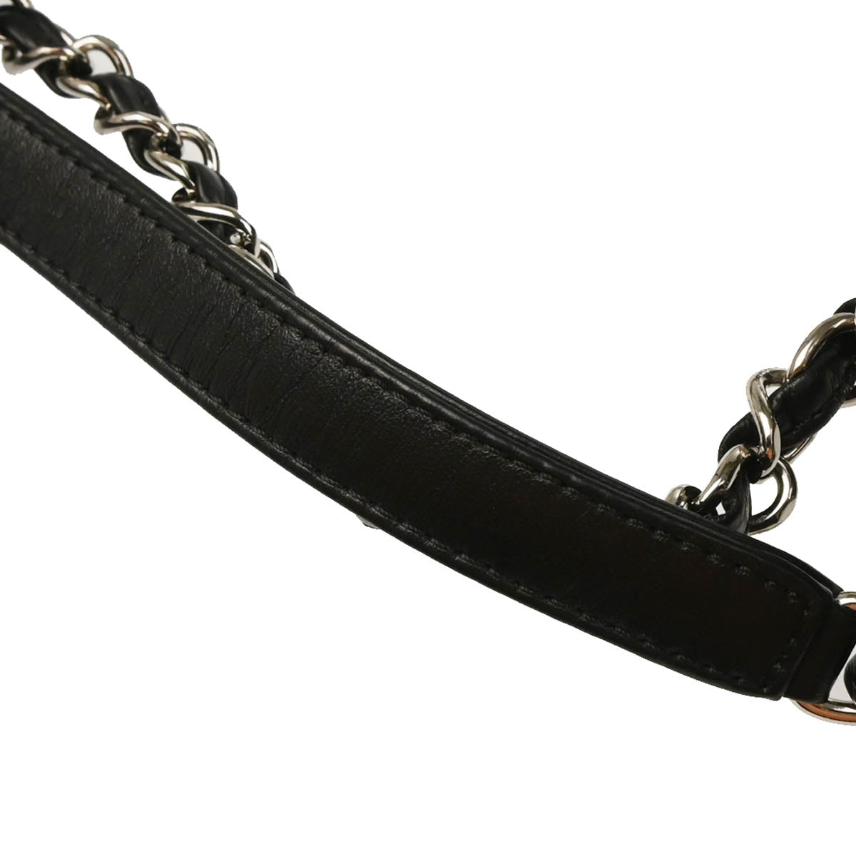 Chanel 2019 Black Calfskin Chain Around Shoulder Bag