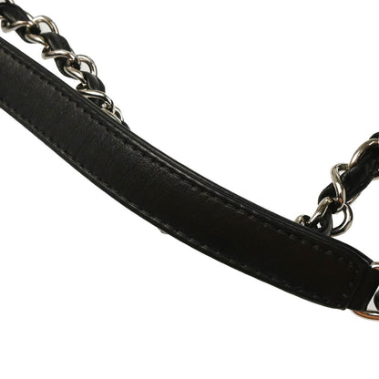 Chanel 2019 Black Calfskin Chain Around Shoulder Bag