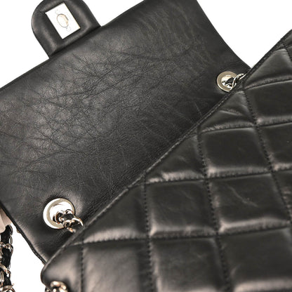 Chanel 2019 Black Calfskin Chain Around Shoulder Bag