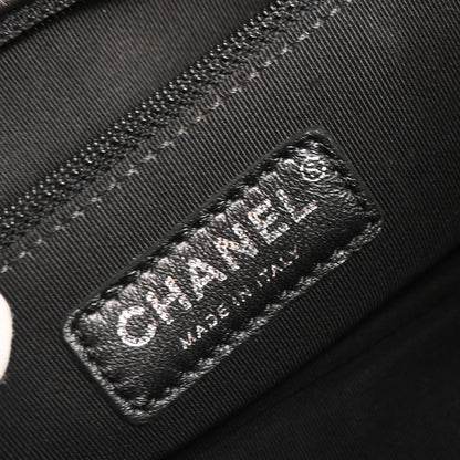 Chanel 2019 Black Calfskin Chain Around Shoulder Bag