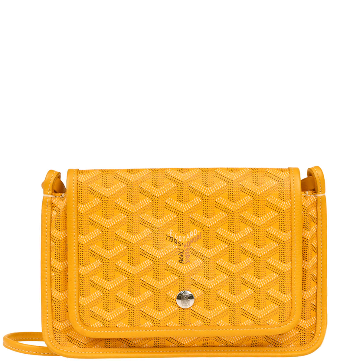 Goyard 2019 Yellow Plumet Shoulder Bag Pochette Wallet