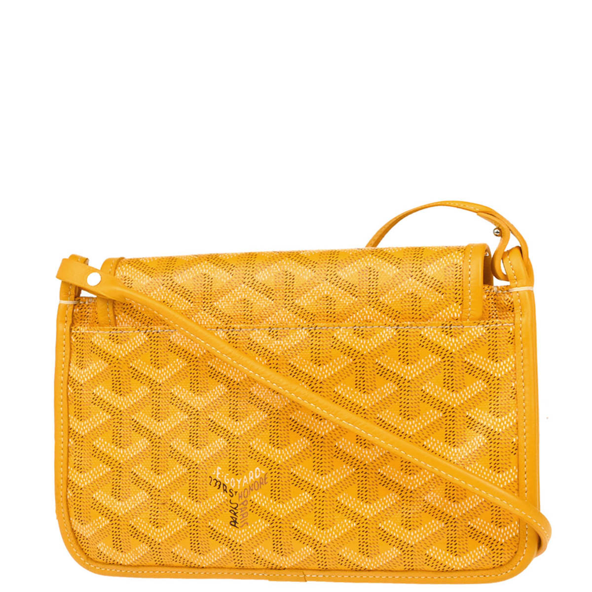 Goyard 2019 Yellow Plumet Shoulder Bag Pochette Wallet